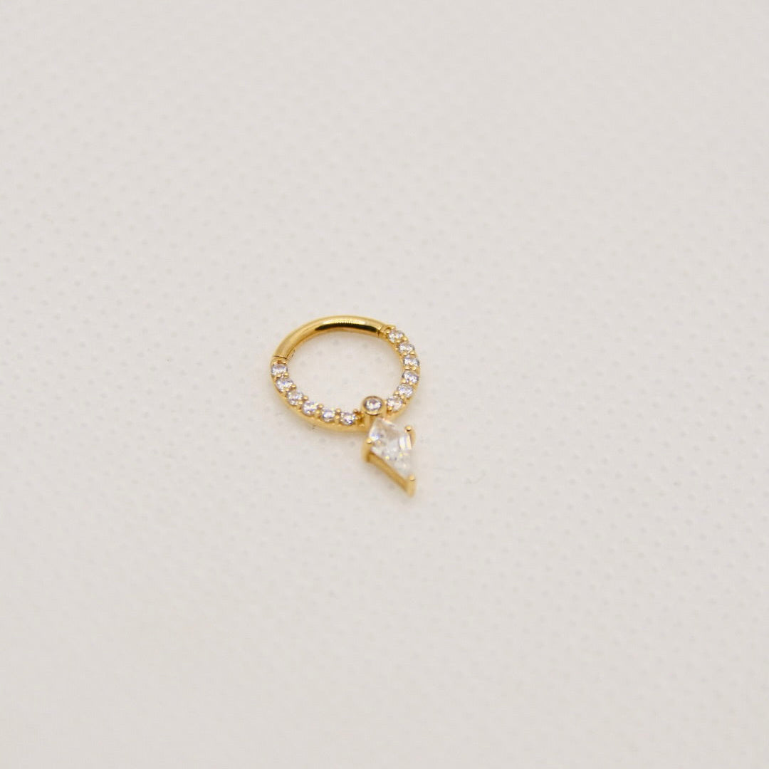 Anneau Éclipse — Or 14k & Zircons