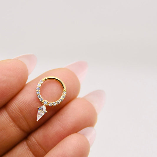 Anneau Éclipse — Or 14k & Zircons